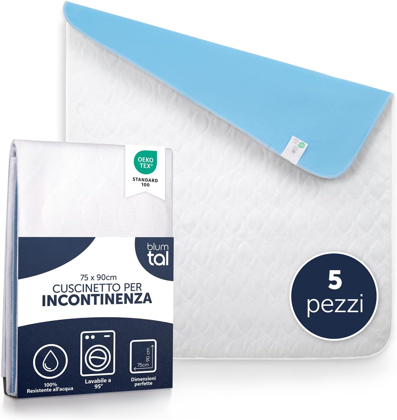 Blumtal Traversa Impermeabile Letto Singolo 70x90cm