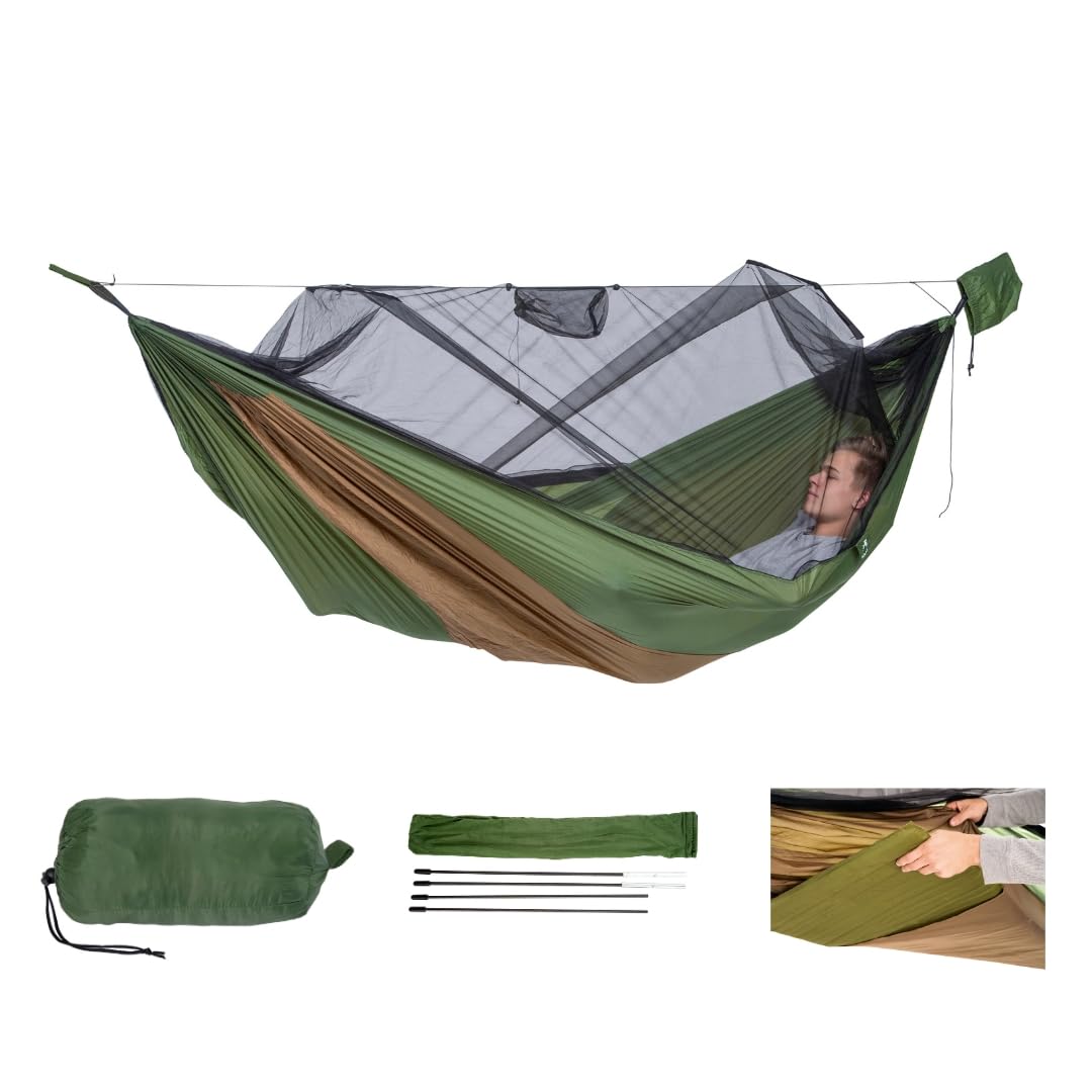 AMAZONAS AZ-1030520, Adventure Hero XXL Unisex-Adulti, Verde/Marrone, XX-Large