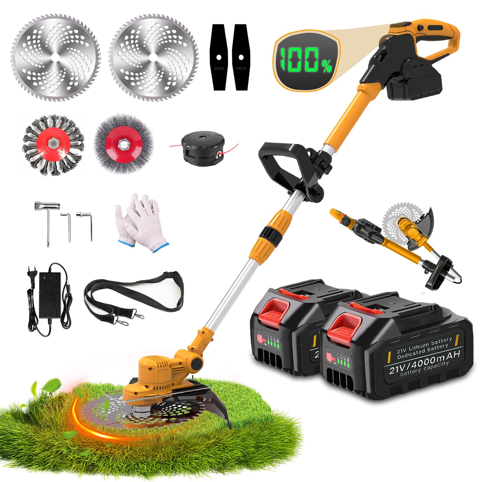 Tagliaerba e Spazzola Erbacce 5 in 1 a Batteria Makita