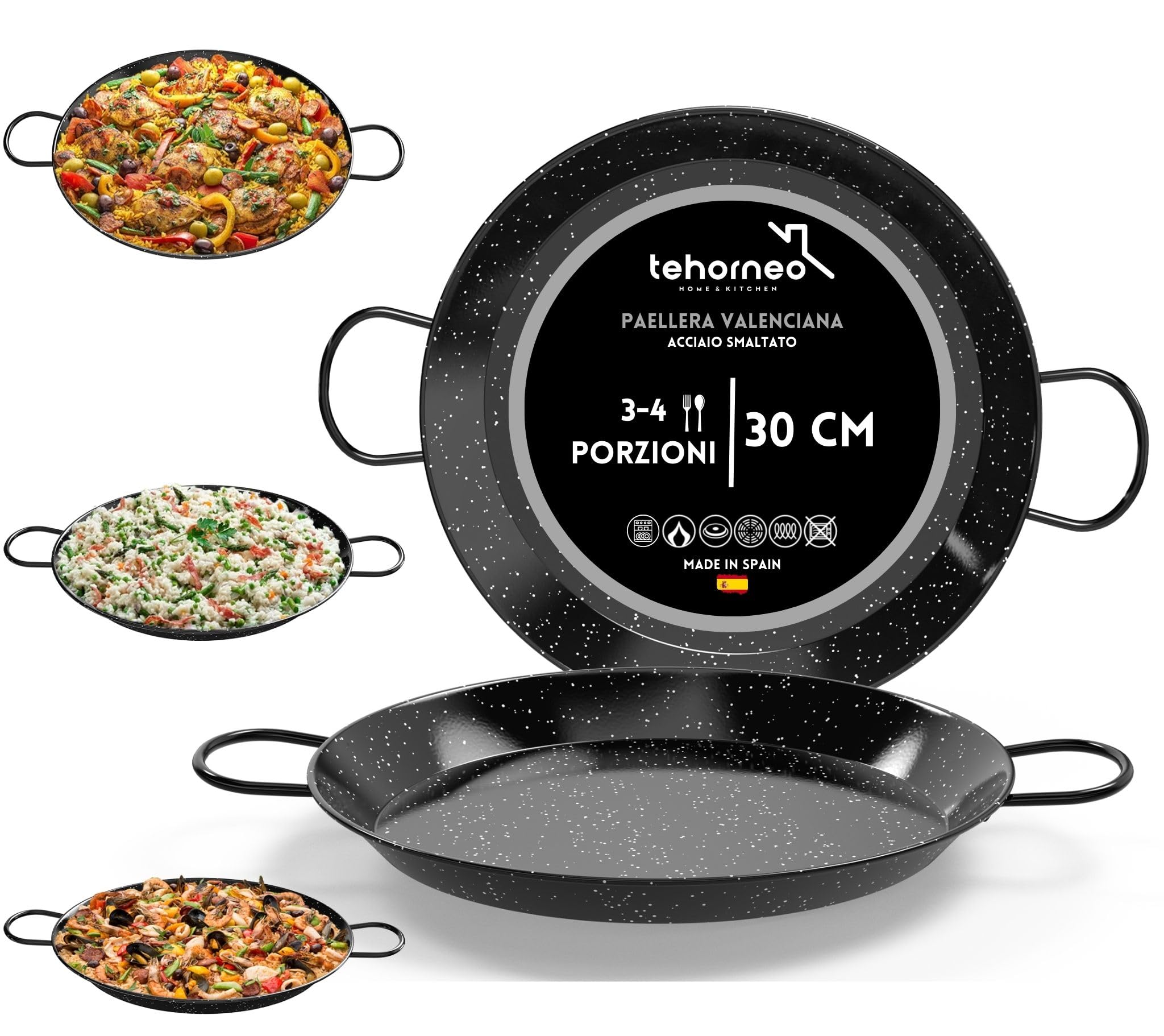 Tehorneo Padella per Paella Induzione 30 cm