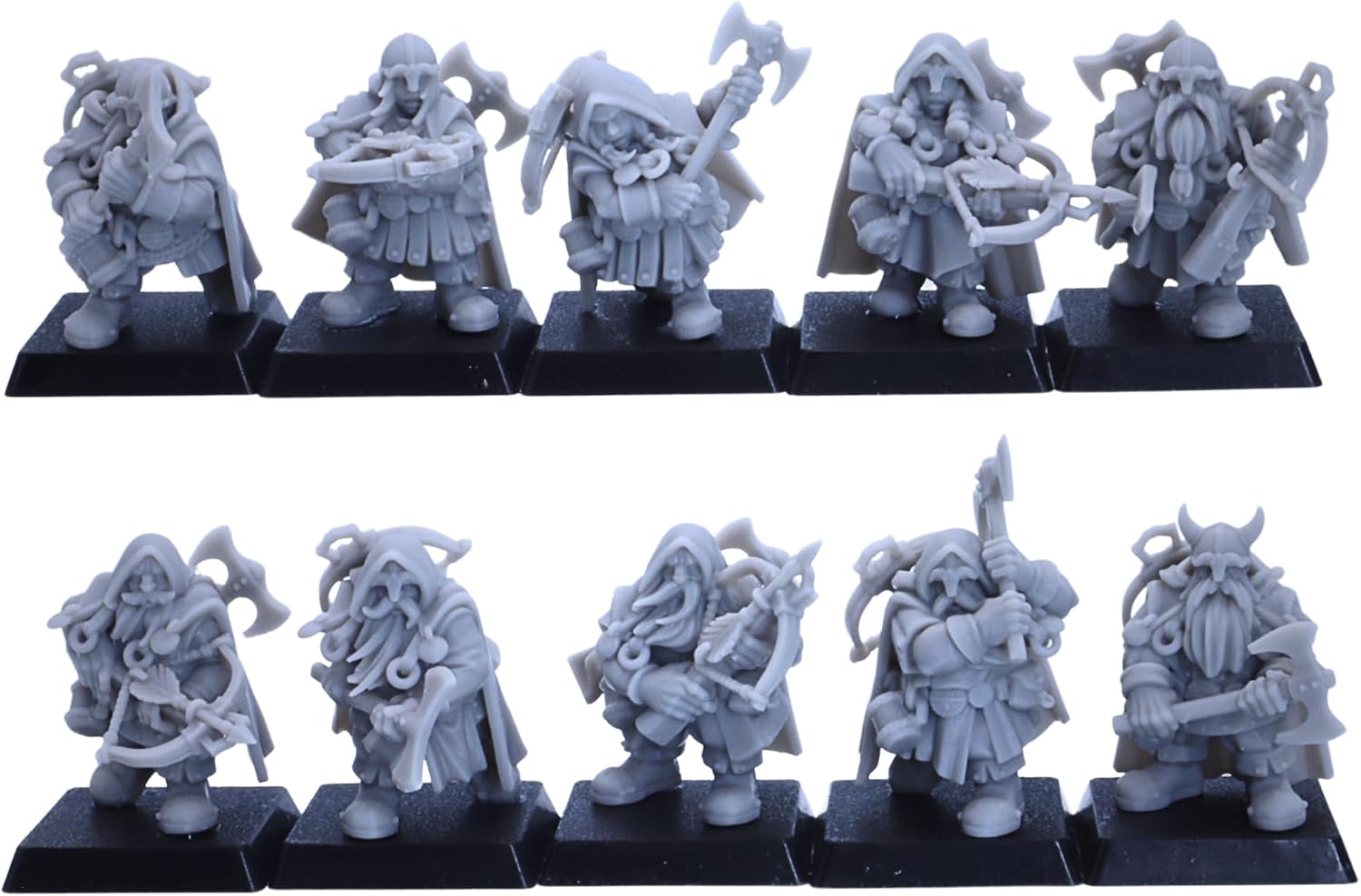 Fantasy Dwarf Rangers Miniature 32mm Giochi da tavolo Fantasy Nani ...