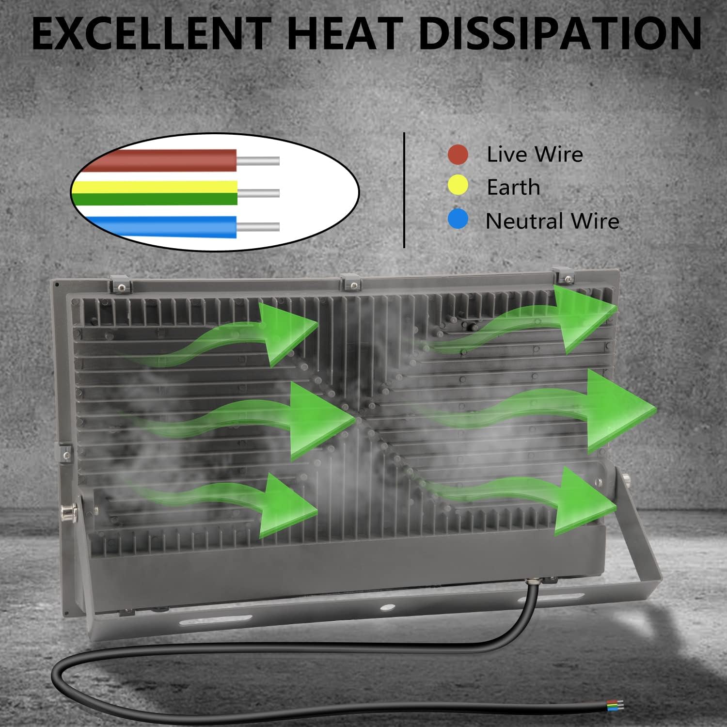 Loyal Proyector LED Exterior 600W 6000K Blanco Frío - immagine 3