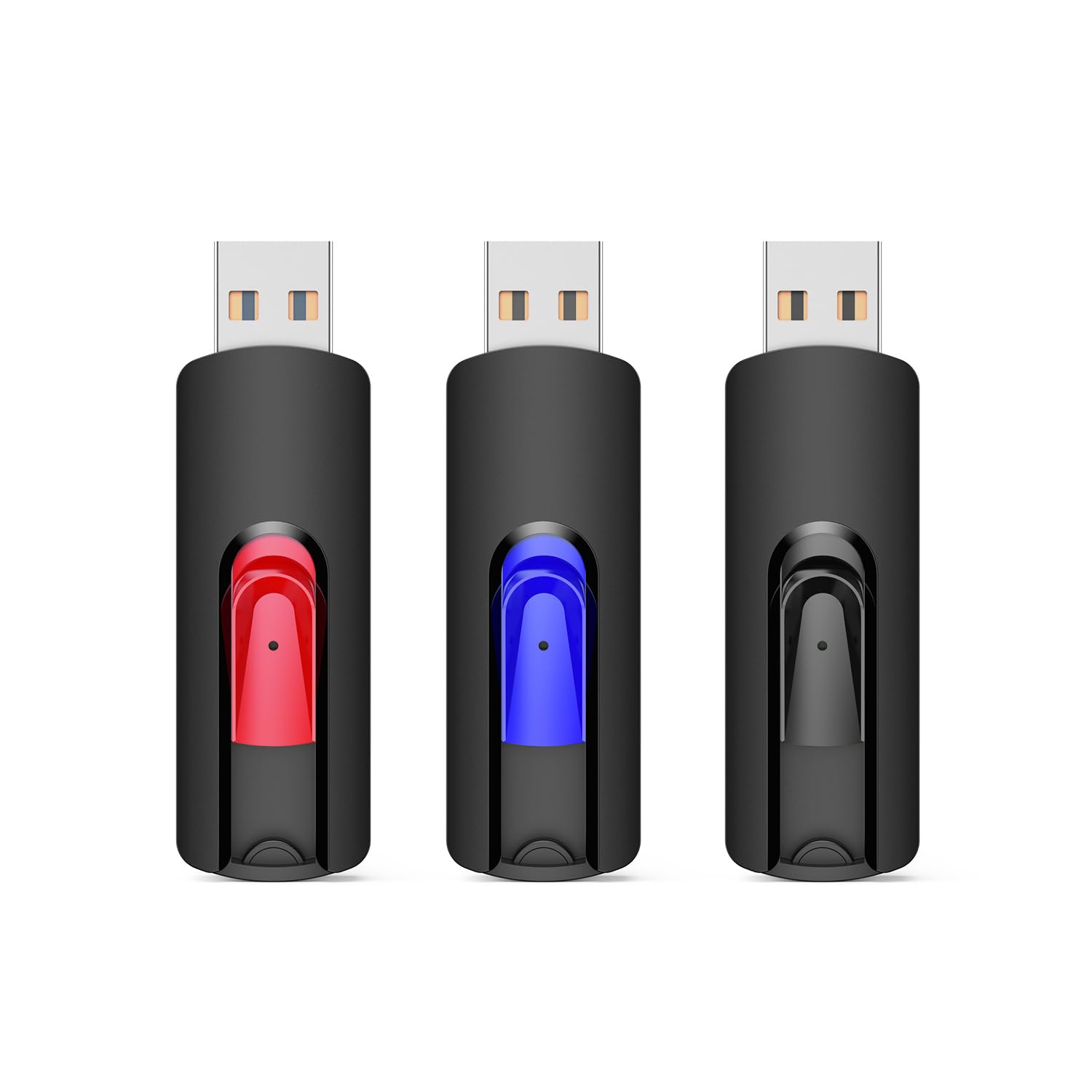 Vansuny Chiavette USB 3.0 128GB, 3 Pezzi Colorati