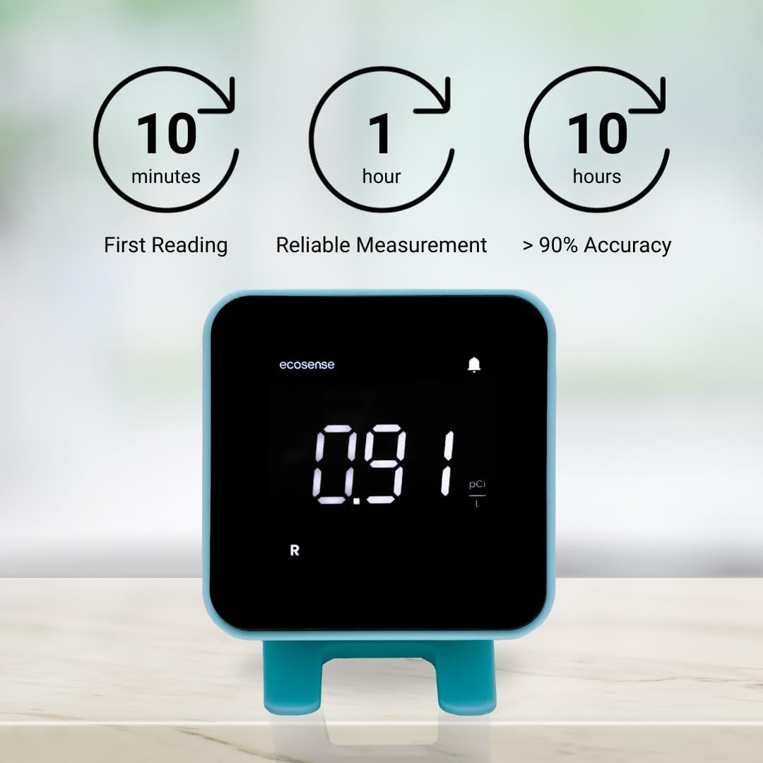 Ecosense EB100 EcoBlu - Rilevatore Radon Domestico - immagine 3