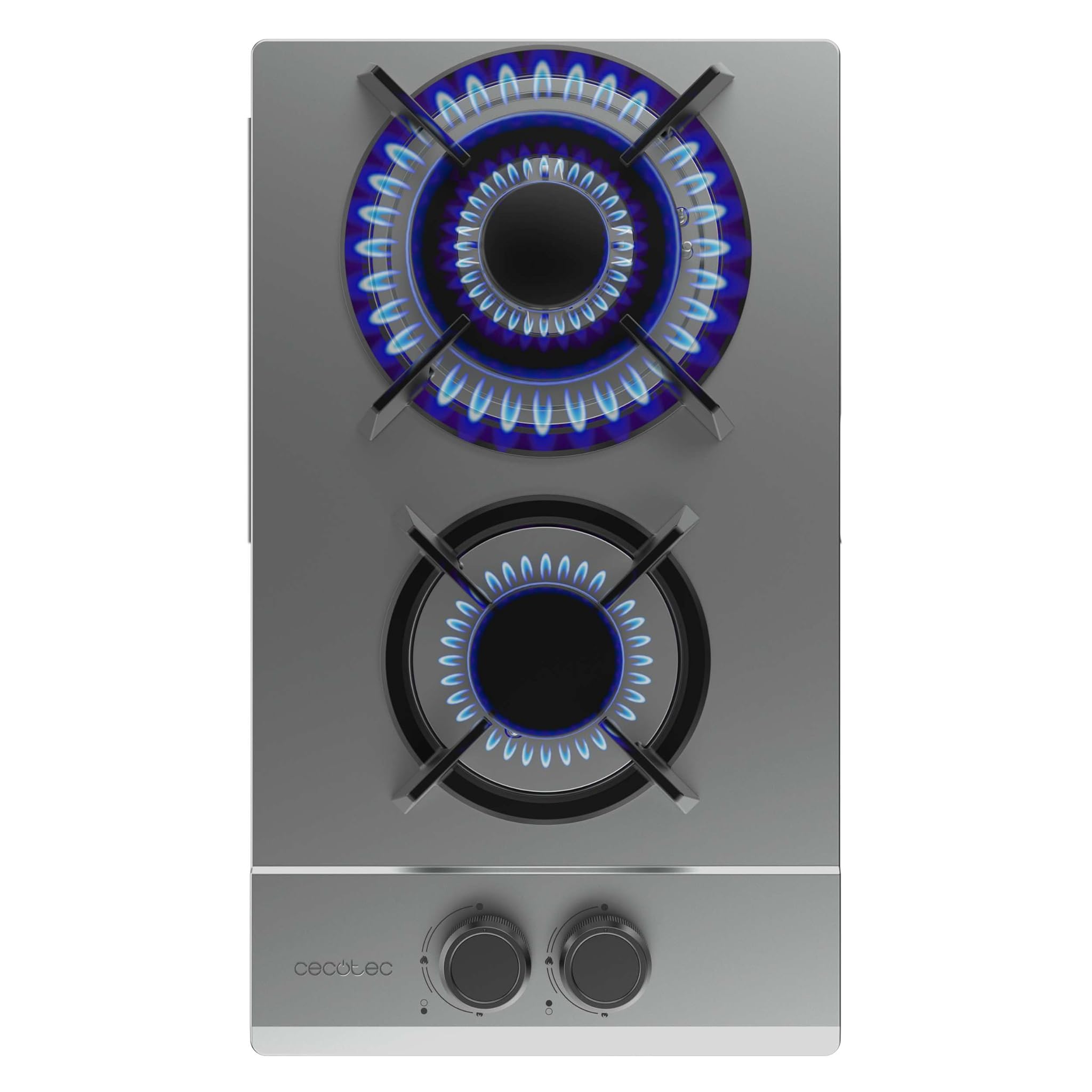 Cecotec Bolero Squad G 2200S Inox - Piano Cottura Gas 2 Fuochi