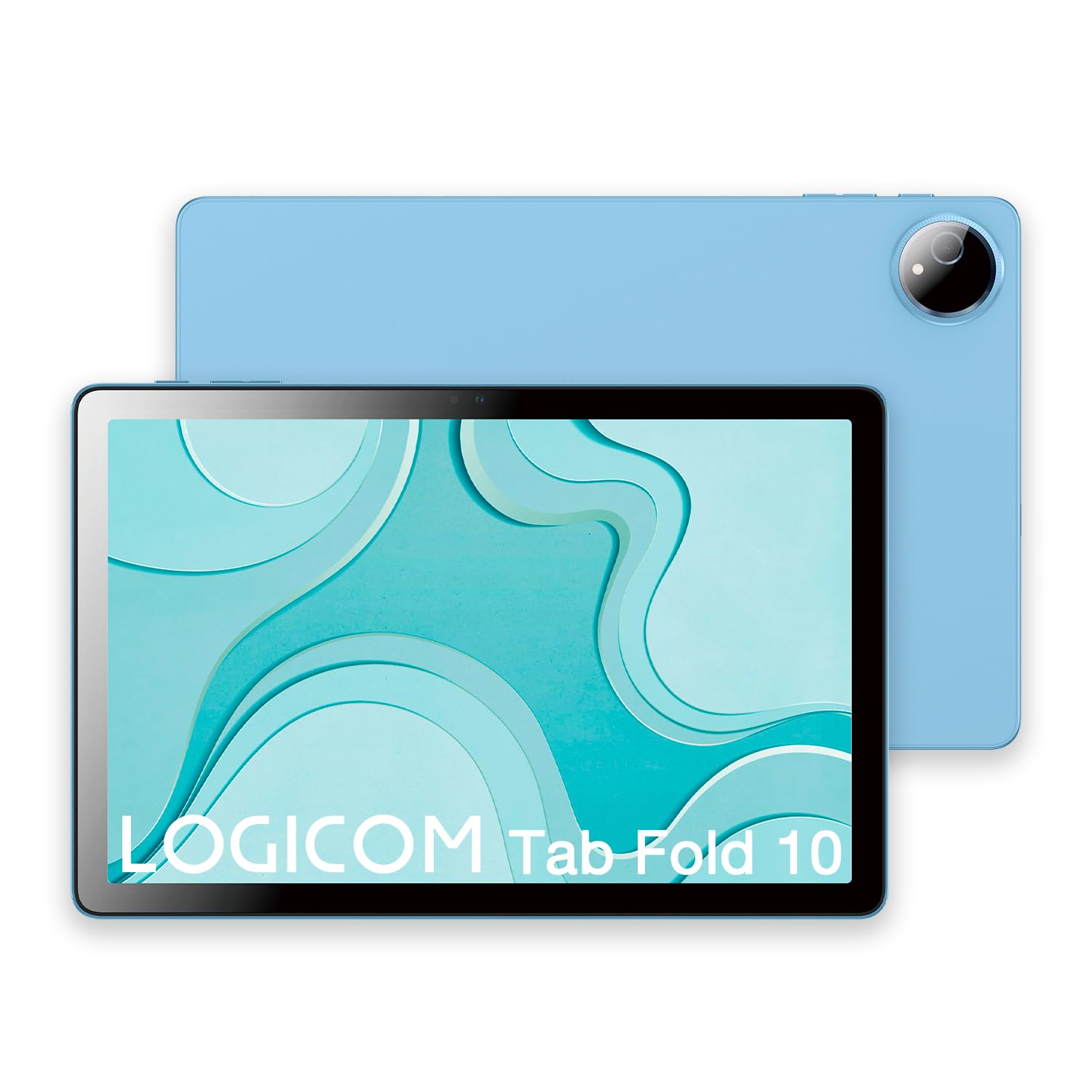 Logicom Fold 10 - Tablet Android 15 HD IPS, Blu