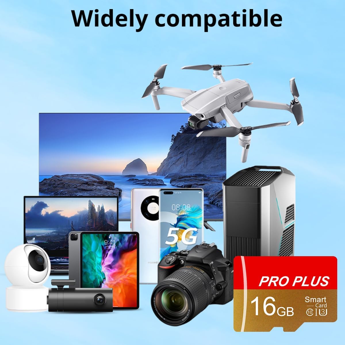 Scheda di Memoria 16GB con Adattatore (2 Pack) - immagine 6