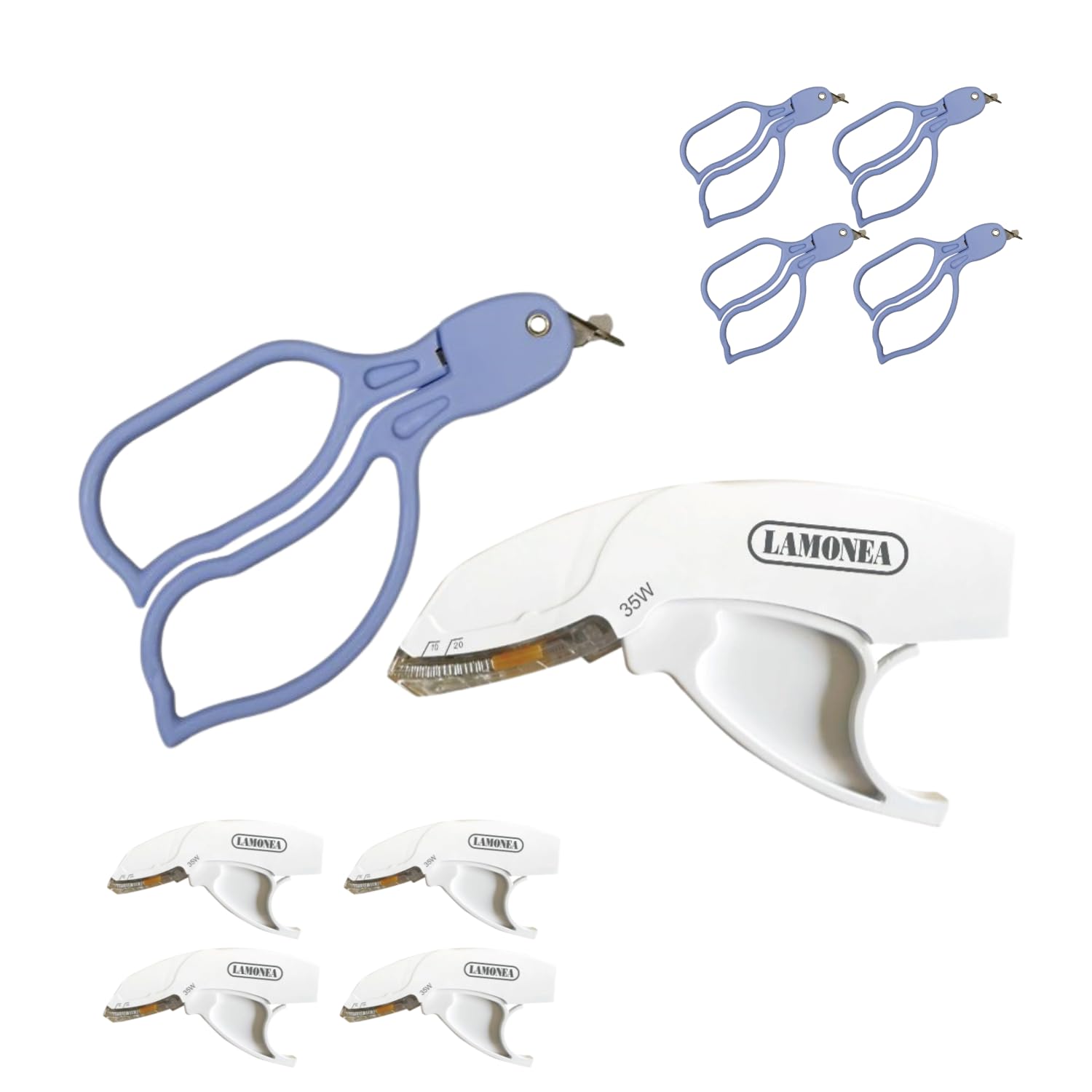 Set 5 Suturatrici Cutanee Monouso + 5 Pinze Rimozione