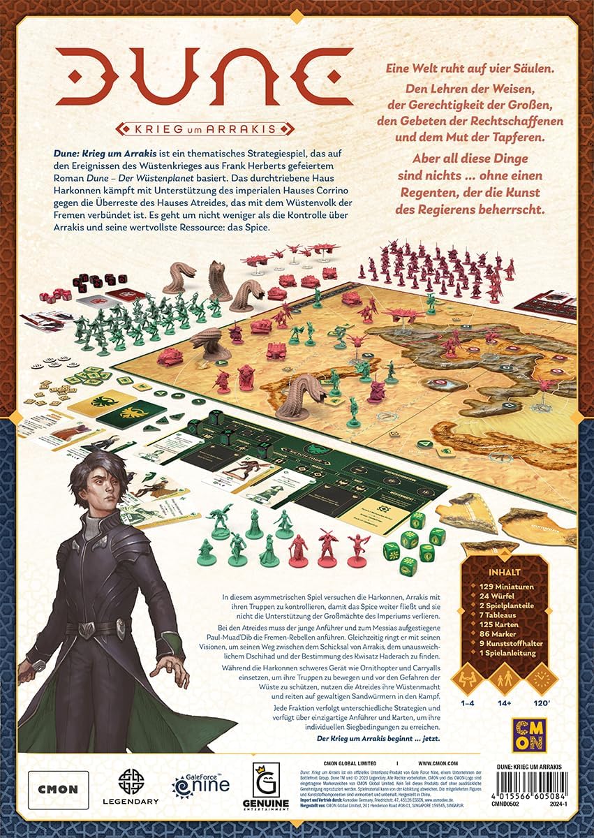 Cmon, Dune: Guerra per Arrakis - Gioco da Tavolo - immagine 4