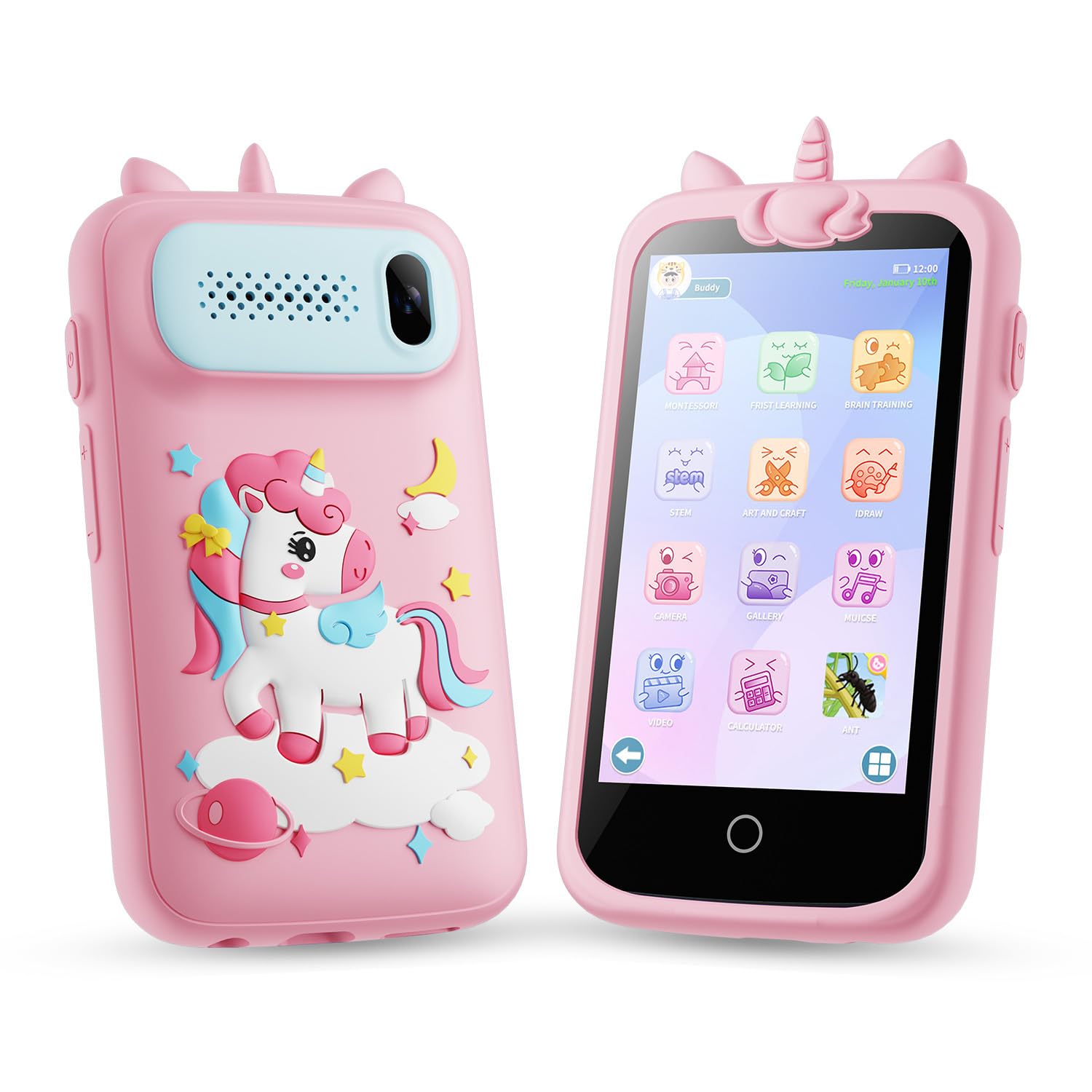 Smart Phone Giocattolo per Bambini Touchscreen 4,9 Pollici