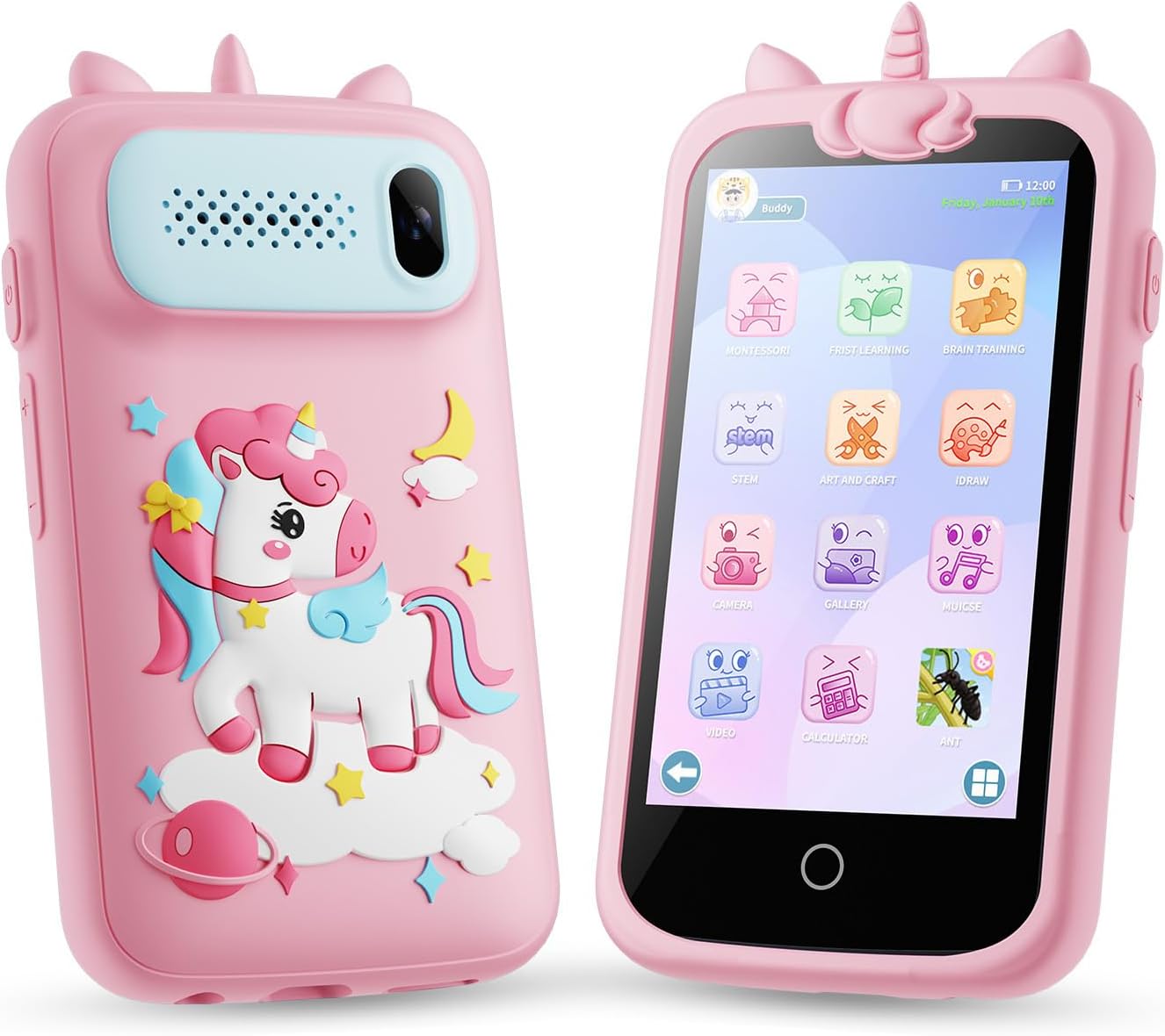 Smart Phone Giocattolo per Bambini Touchscreen 4,9 Pollici - immagine 1