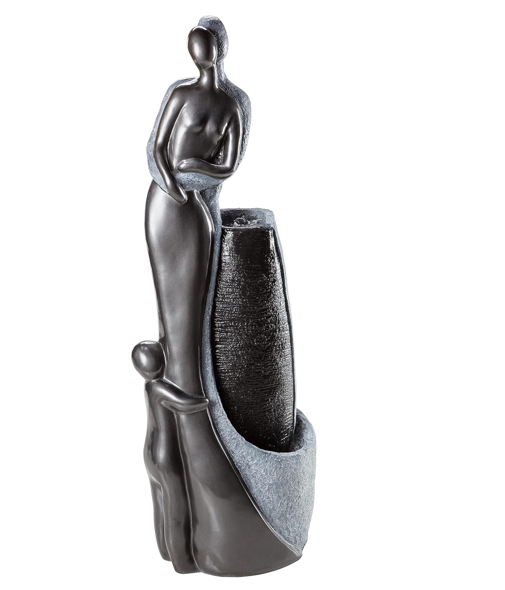 Dehner Fontana da Giardino Family con LED, Grigio