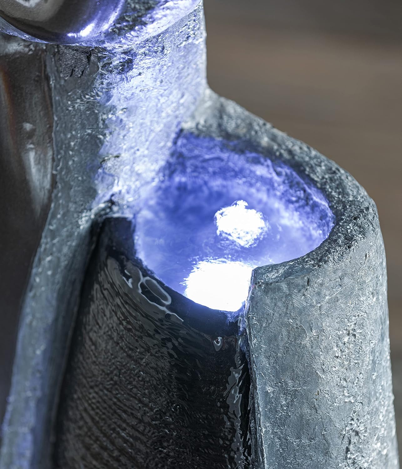 Dehner Fontana da Giardino Family con LED, Grigio - immagine 9