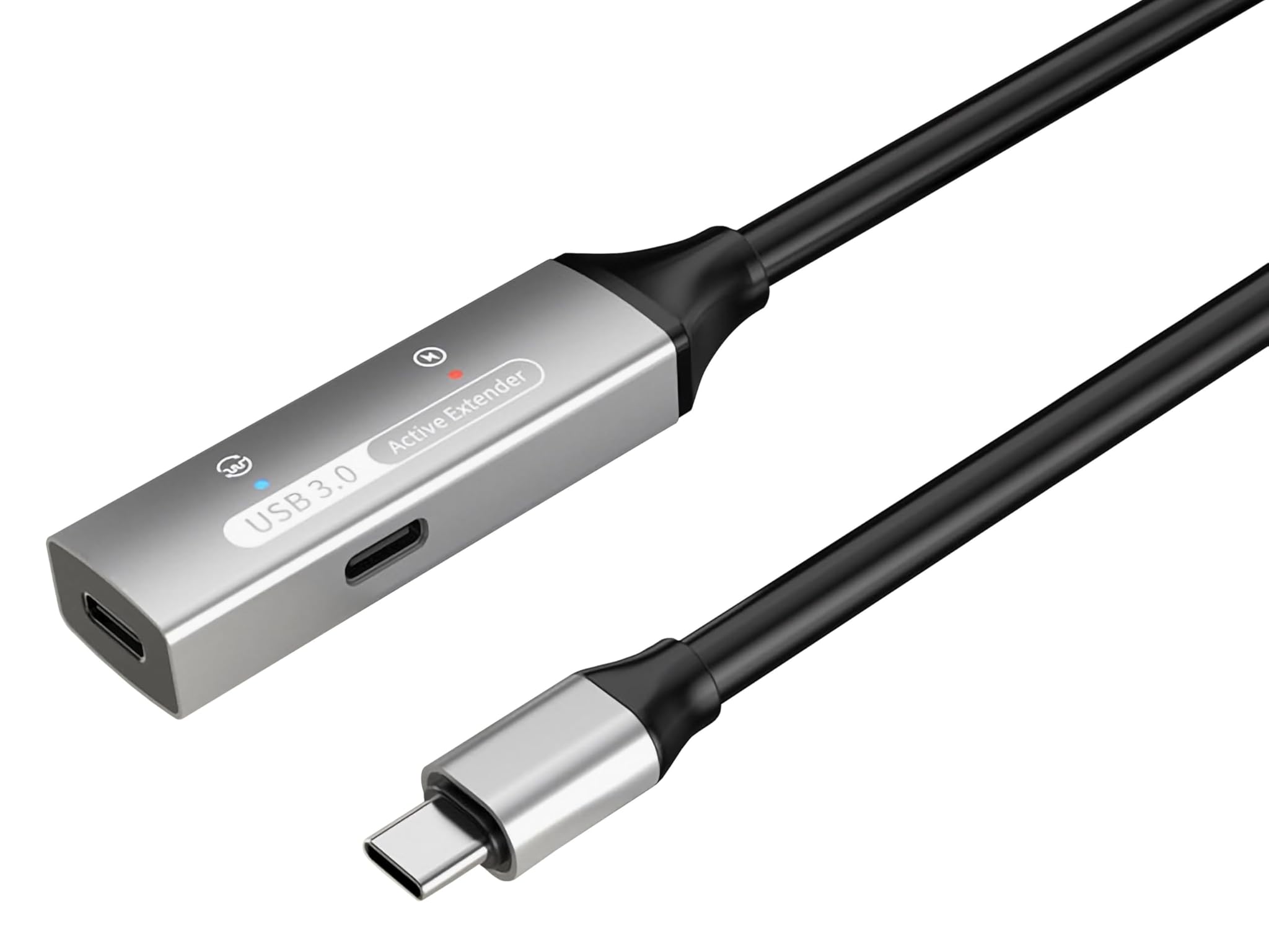 Premiumcord Cavo Prolunga USB-C Attivo 15m, Nero