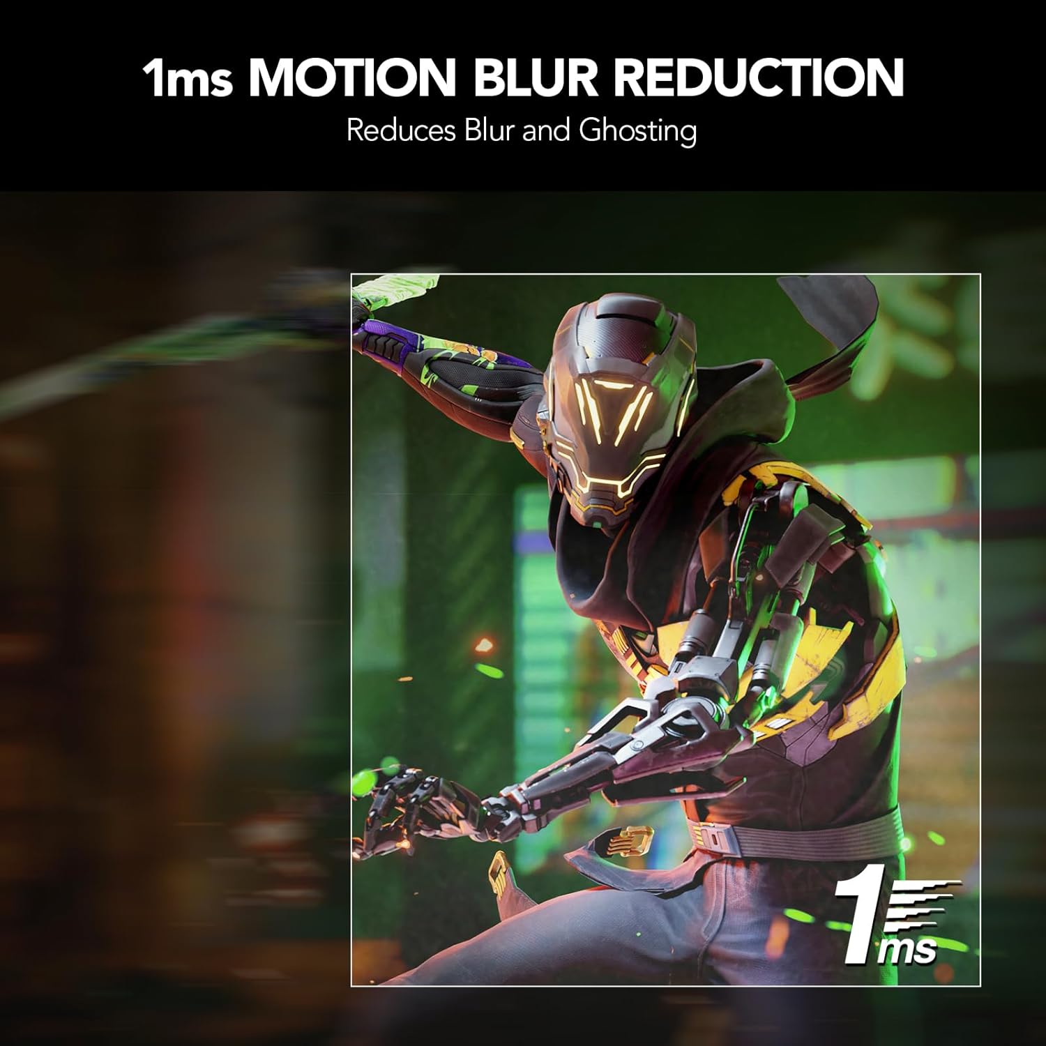 Koorui Monitor Gaming Curvo 27" QHD 144Hz 1ms - immagine 3