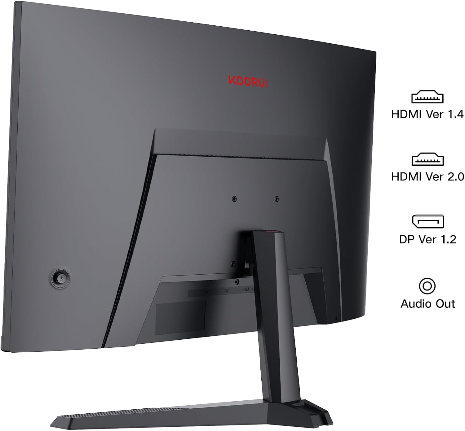Koorui Monitor Gaming Curvo 27" QHD 144Hz 1ms - immagine 6