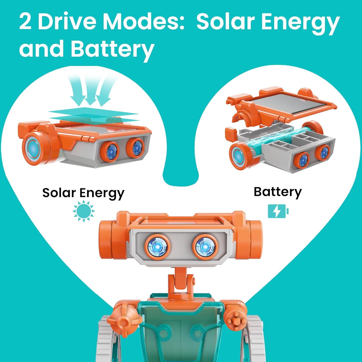 Robot Solare Educativo 15 in 1 - Kit Costruzione STEM - immagine 5