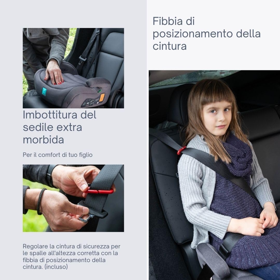 Urban Kanga Wombat Alzatina Auto Isofix 125-150 cm - immagine 3