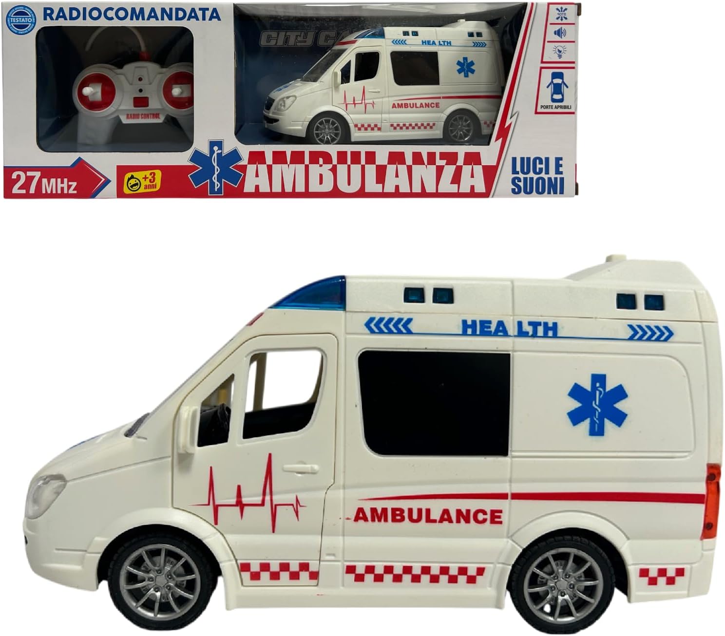 Ambulanza Telecomandata per Bambini 1:16 - immagine 3