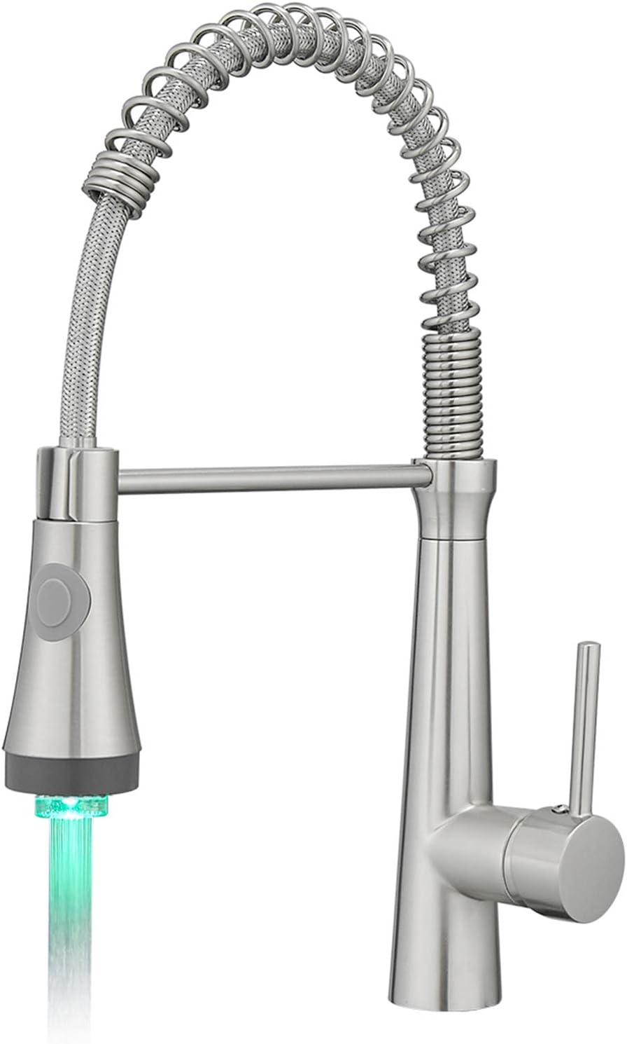 Timaco - Rubinetto Cucina con Molla a Spirale e Doccetta - immagine 1