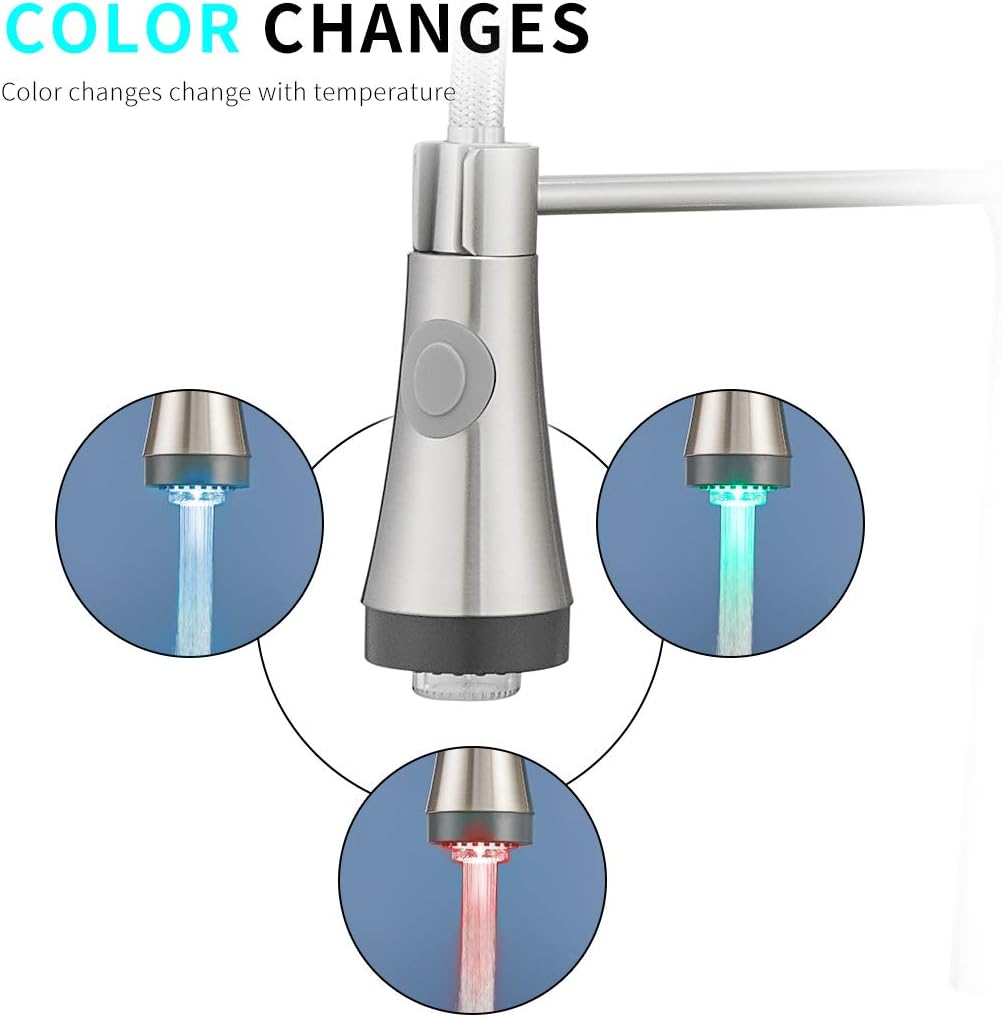 Timaco - Rubinetto Cucina con Molla a Spirale e Doccetta - immagine 7