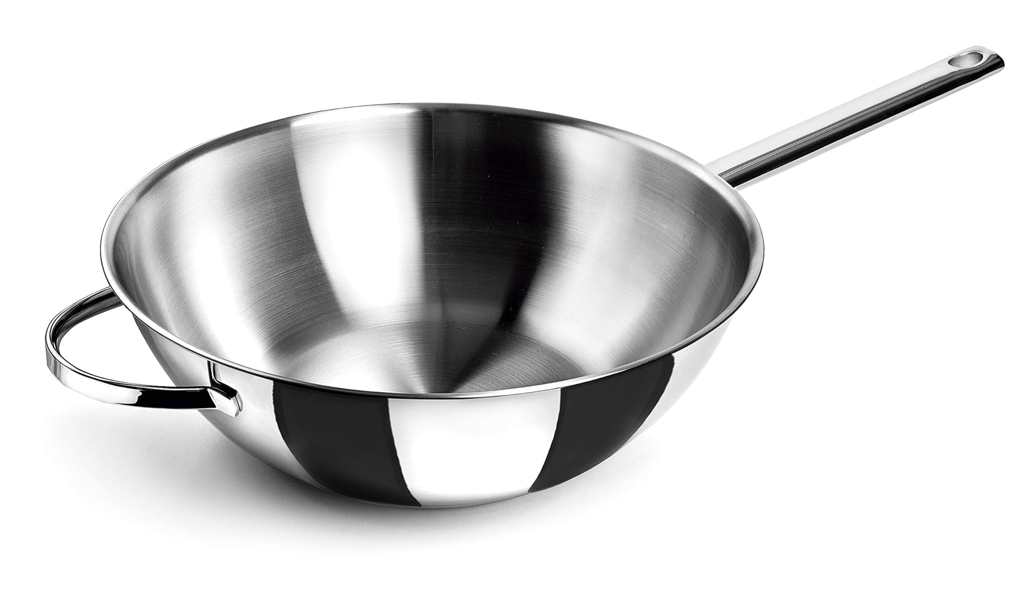 Lacor 79830- Wok fondo piatto belly 30 cm