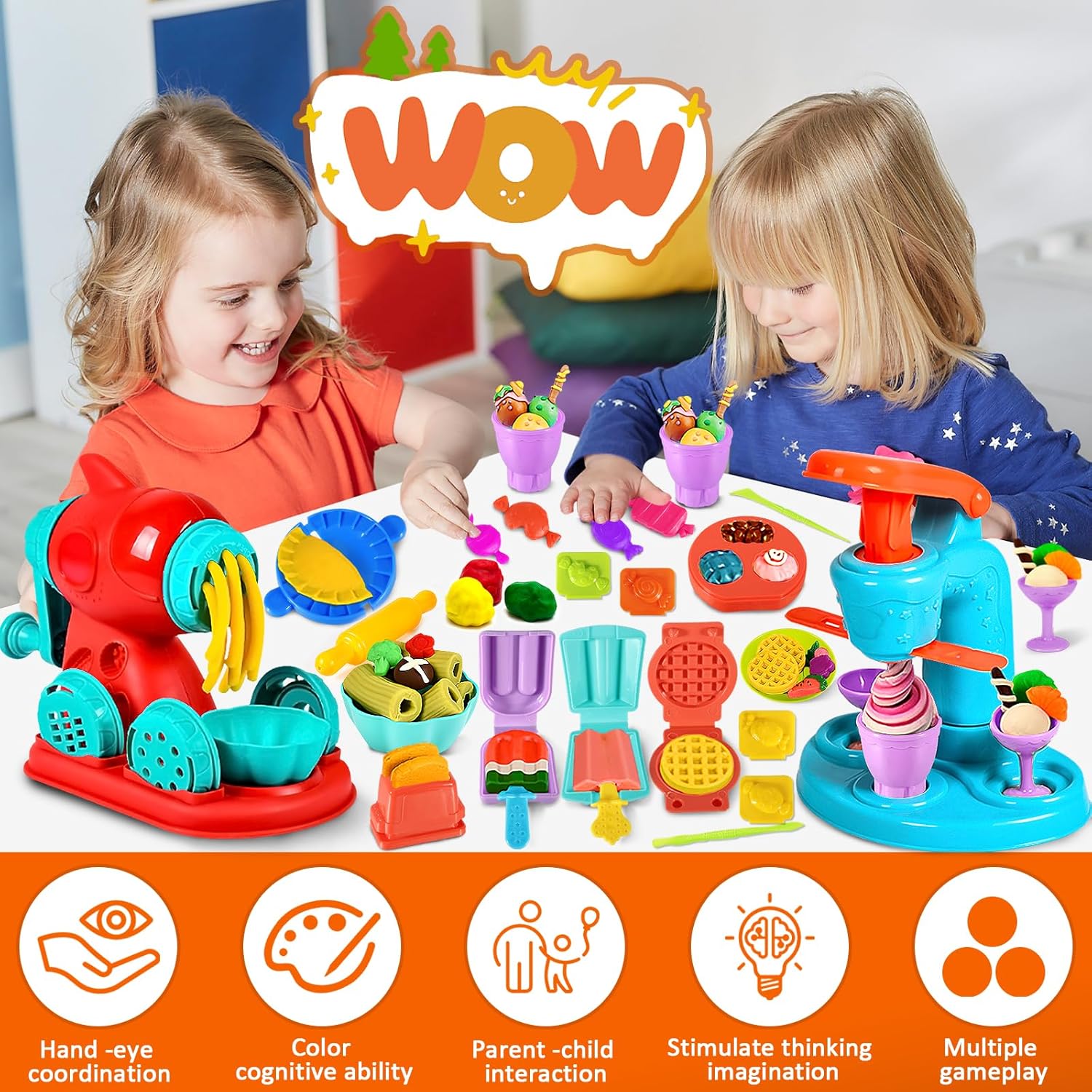 MUOIVG Formine per Plastilina 51 Pezzi - immagine 5