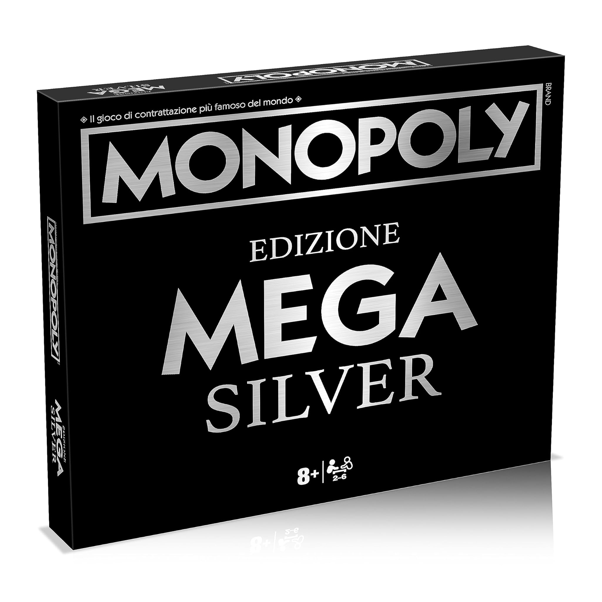 Winning Moves Monopoly Mega Silver - Gioco da Tavolo