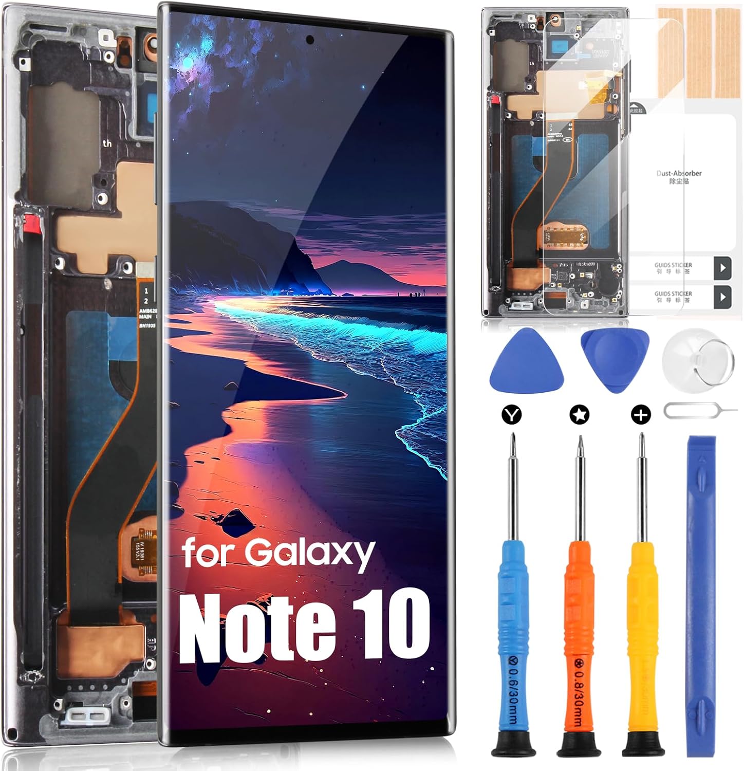 TFT per Samsung Galaxy Note 10 - Schermo LCD Nero - immagine 1