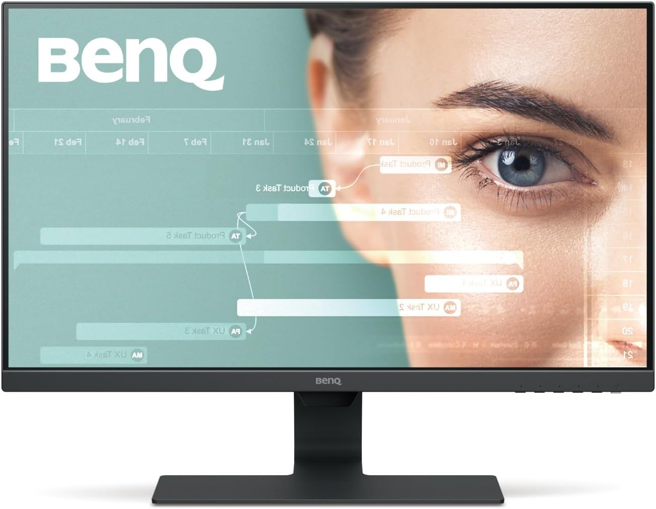 BenQ GW2480 24" 1080p LED IPS Monitor per Home Office - immagine 1