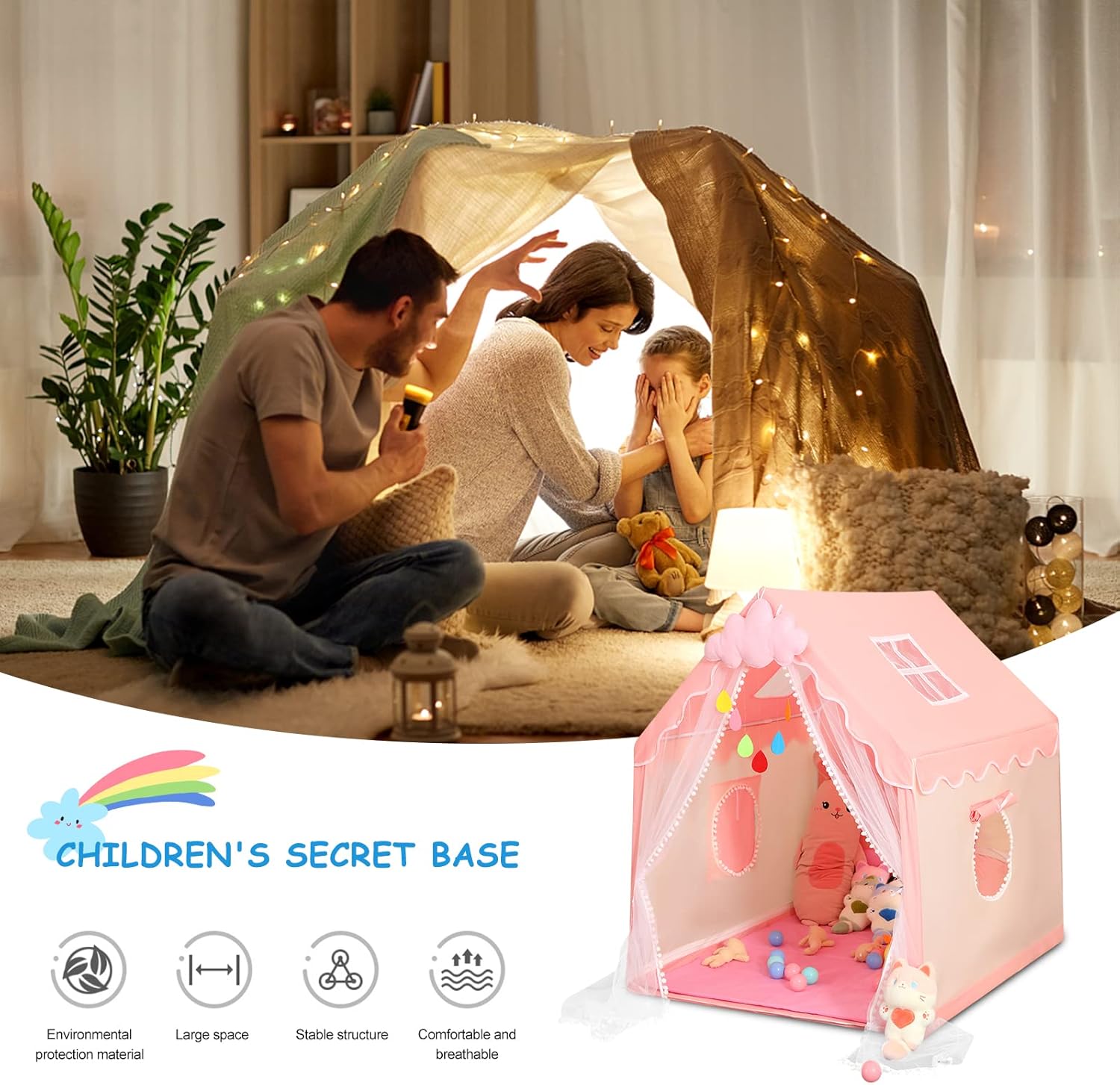 Ergocar Tenda da Gioco per Bambini Portatile - immagine 3