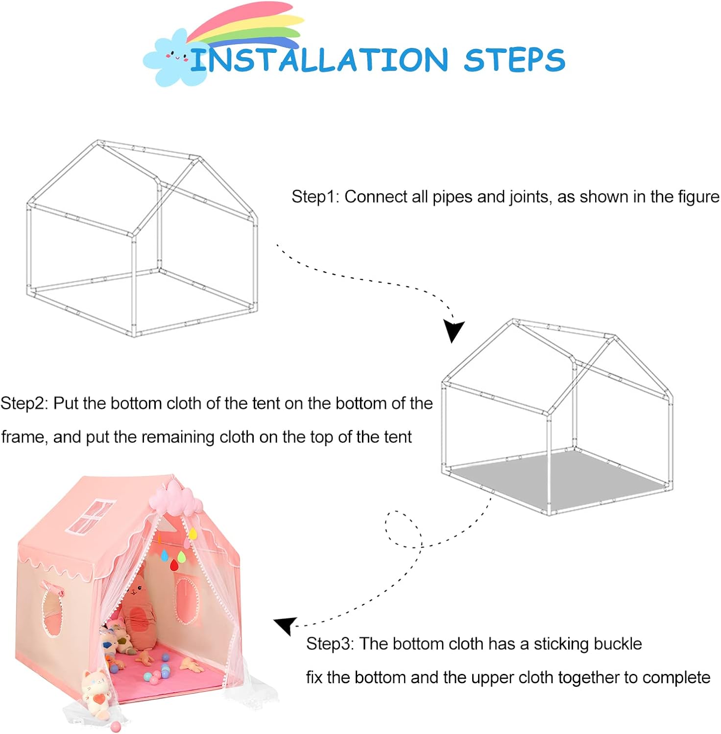 Ergocar Tenda da Gioco per Bambini Portatile - immagine 5
