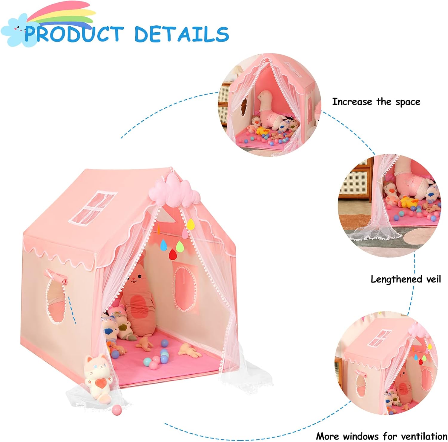 Ergocar Tenda da Gioco per Bambini Portatile - immagine 6