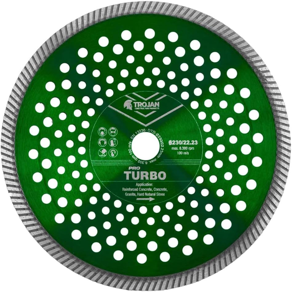 Trojan - Lama diamantata Pro Turbo, 230 mm