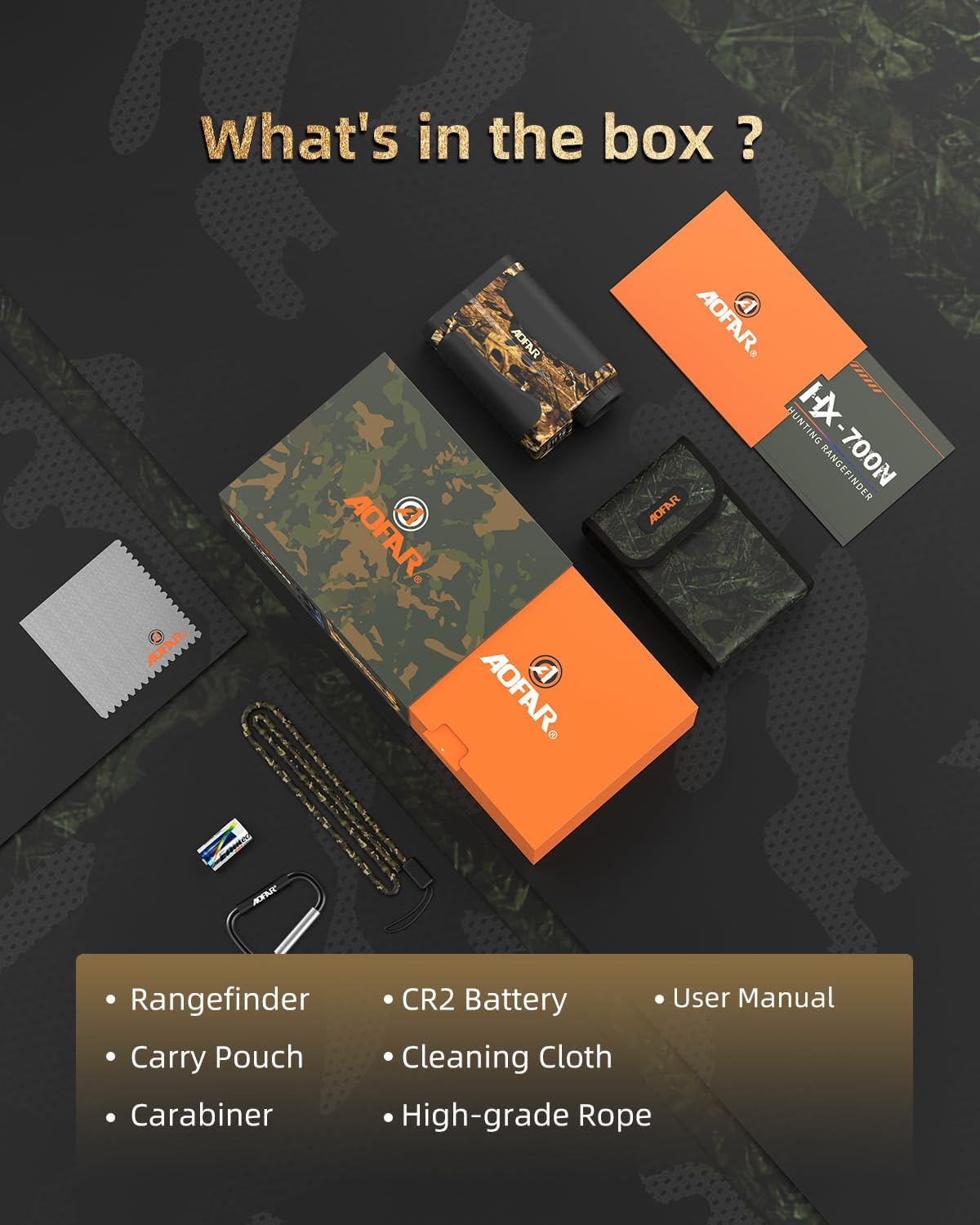 Aofar HX-700N Telemetro Caccia 700Y Camouflage - immagine 7