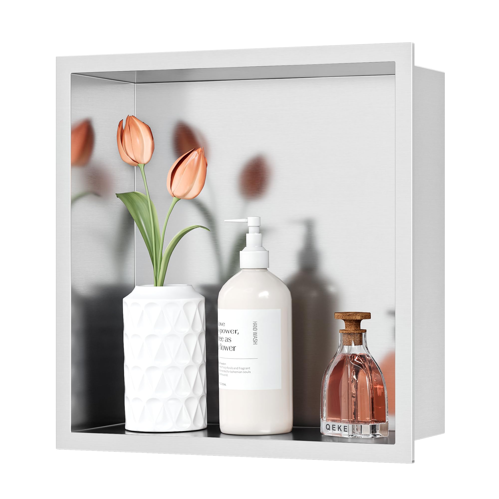 Nicchia a Muro in Acciaio Inox 304, 30CM