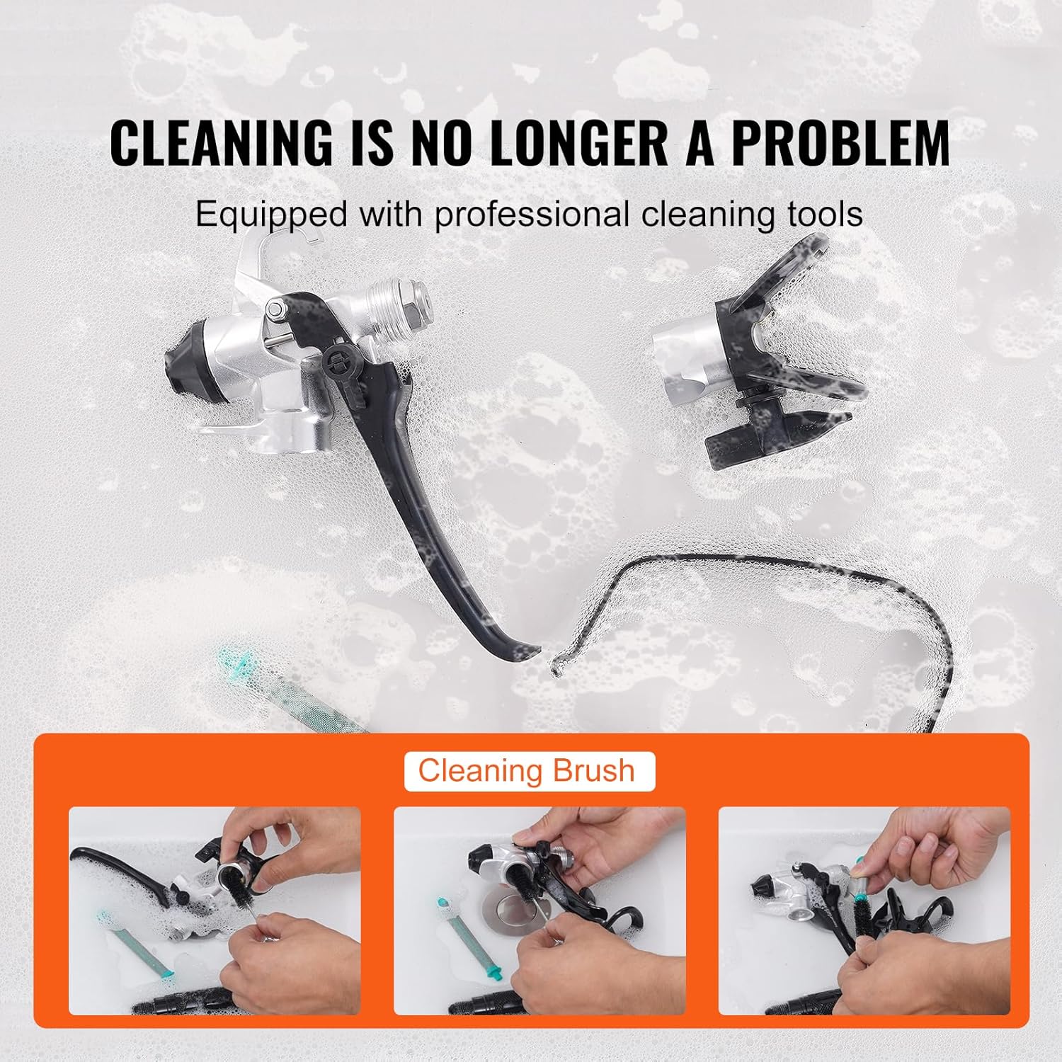 Vevor Spruzzatore Airless per Vernice 750W 3000 PSI - immagine 7