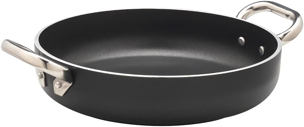 Pentole Agnelli Alblack Tegame con Maniglie 32cm