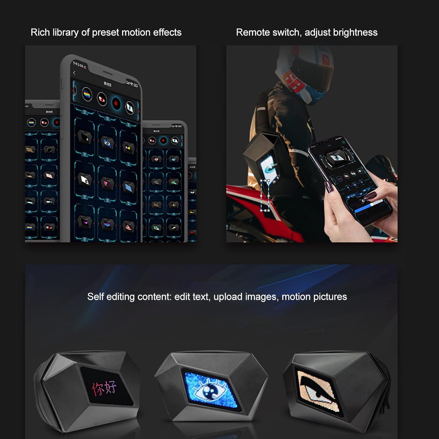 Akozon Zaino con Display a LED e Controllo APP - immagine 6