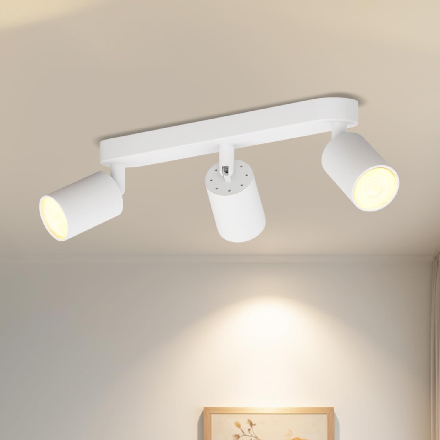 Lvwit Faretti LED da Soffitto Orientabili, Bianco