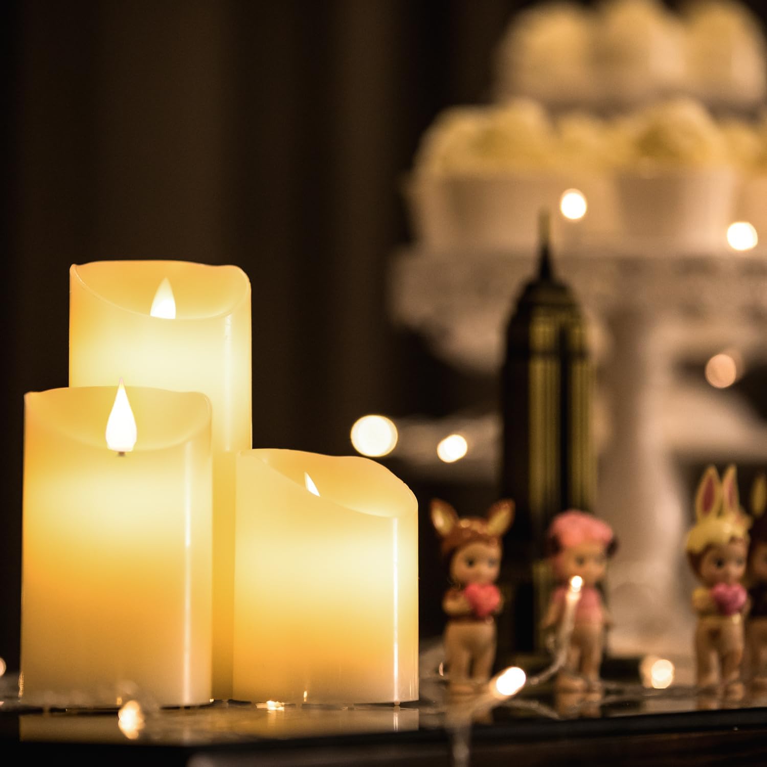 Da by Candele LED Set 3 Pezzi con Telecomando - immagine 6