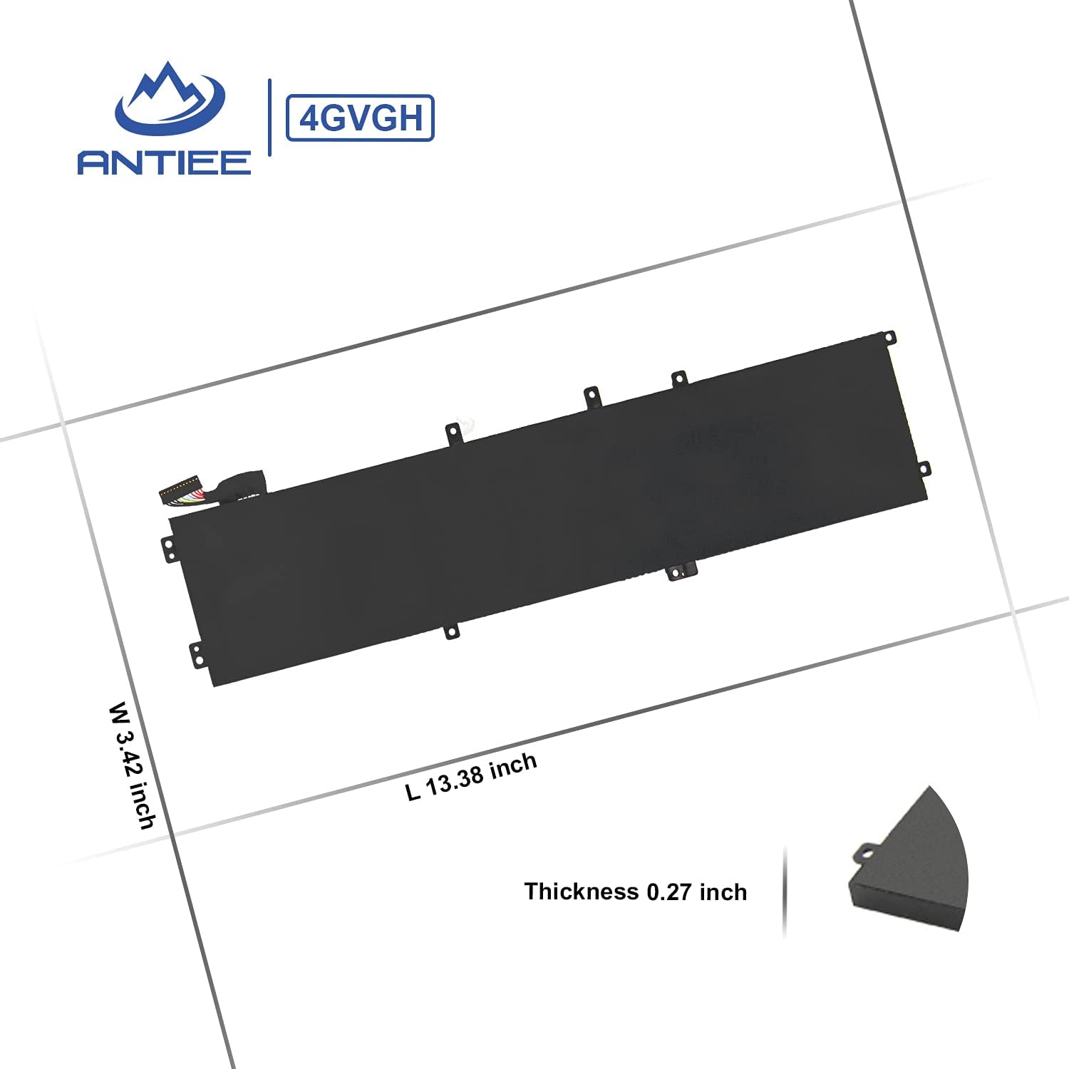 Antiee Batteria Laptop 84Wh per DELL XPS 15 9550 - immagine 7