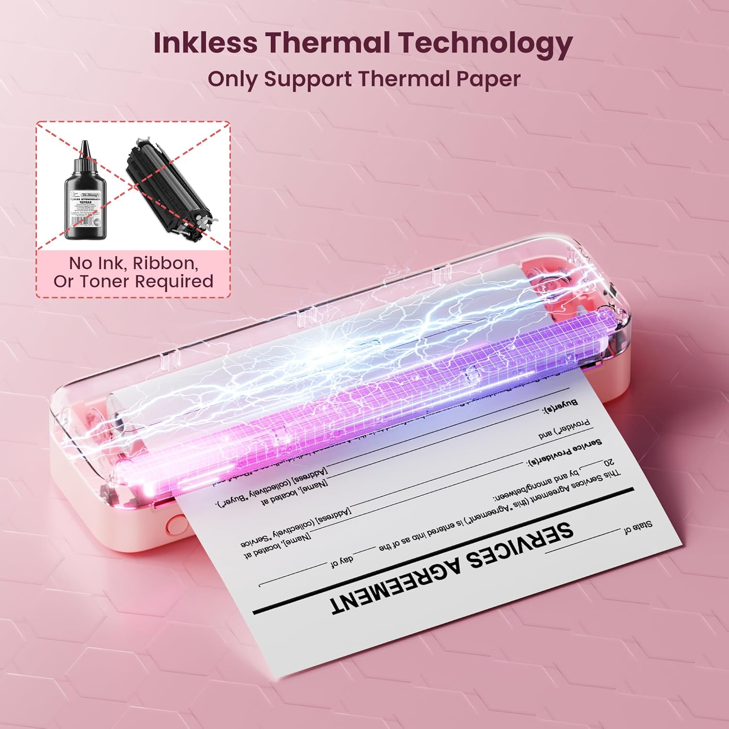 Phomemo M832 Stampante Termica Portatile A4 300 DPI - immagine 5