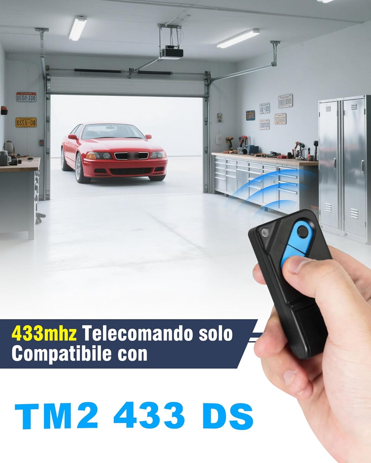 Telecomando Cancello TM2 433 DS 2 Canali (3pcs) - immagine 2