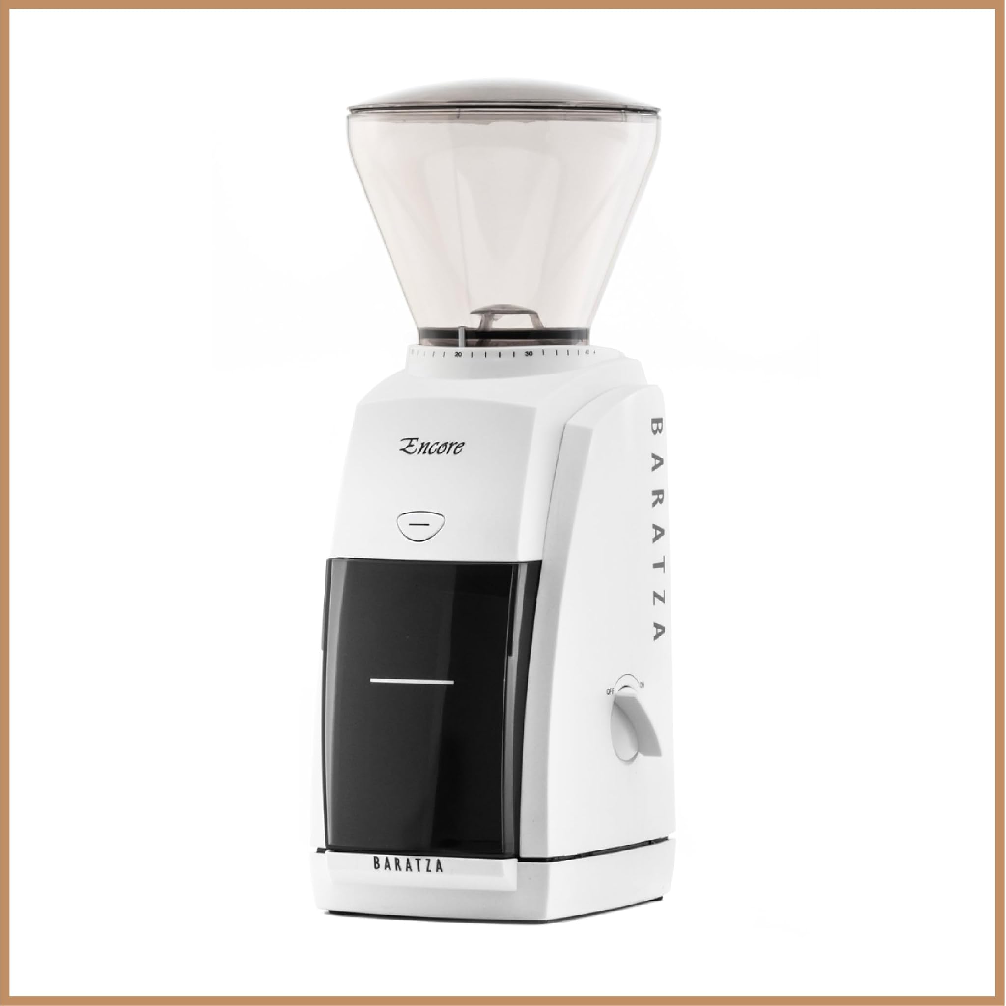 Baratza - Macinacaffè Encore 230V - Macinacaffè elettrico in grani, Bianco