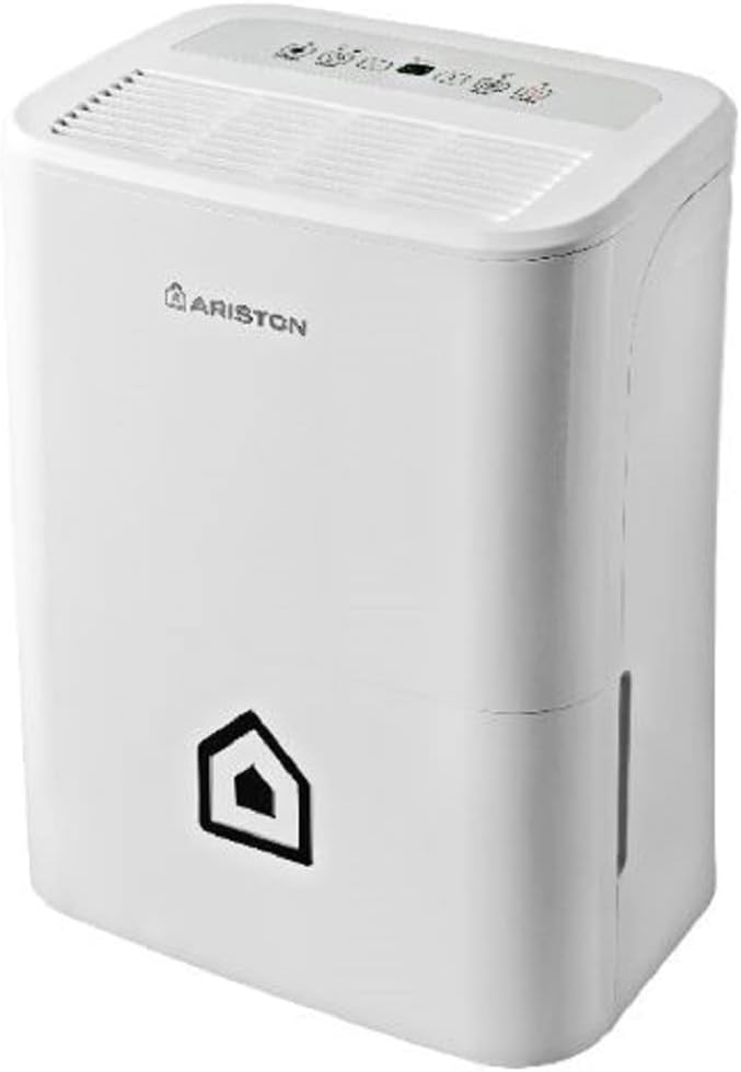 Ariston Deos 16s Wi Fi - Deumidificatore Portatile 16L, Bianco - immagine 2