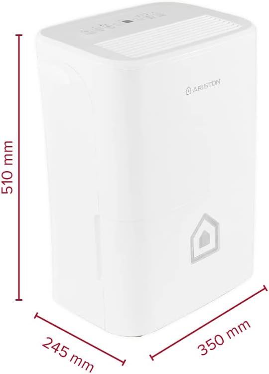 Ariston Deos 16s Wi Fi - Deumidificatore Portatile 16L, Bianco - immagine 4