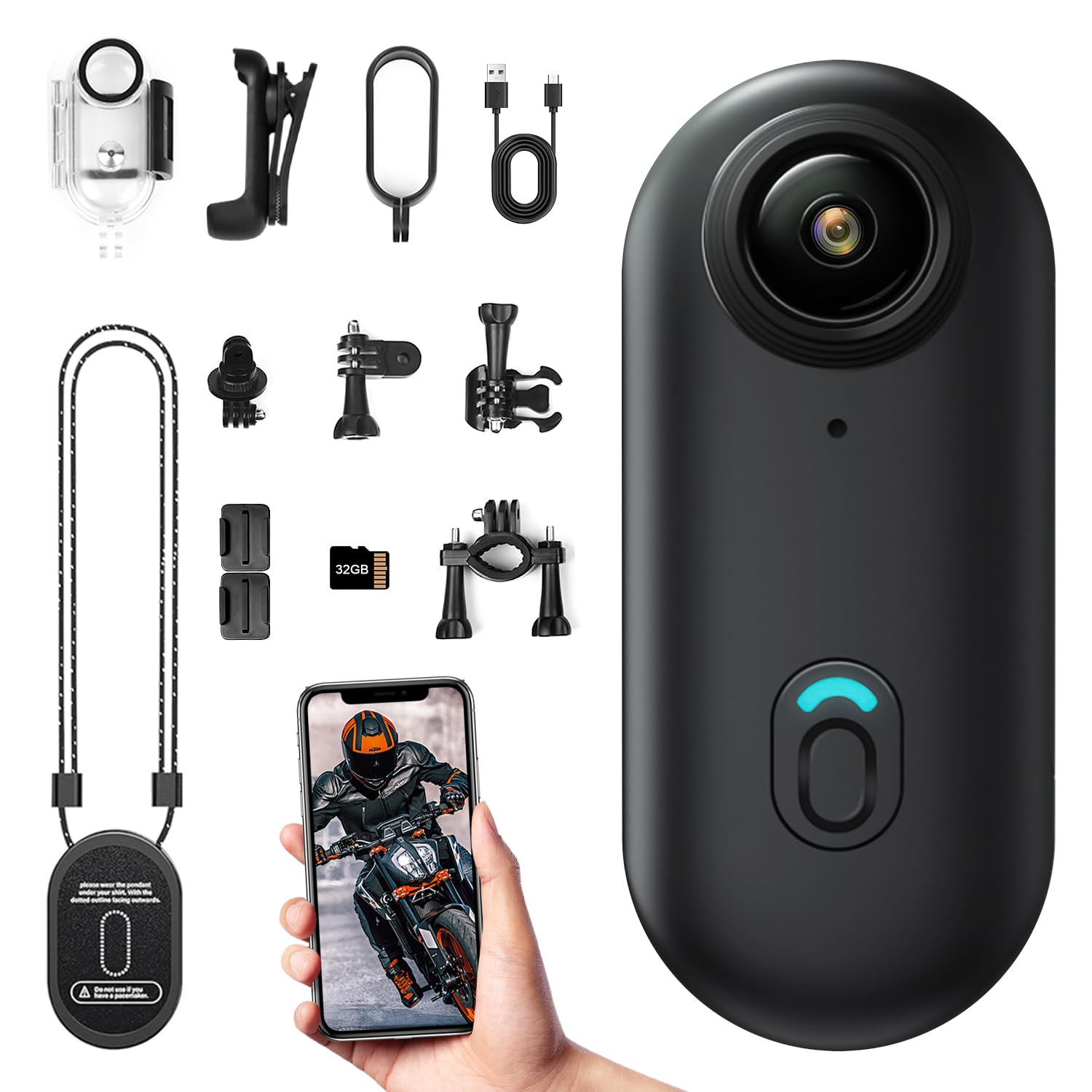 Action Cam WiFi HD 1080P con Scheda 32GB