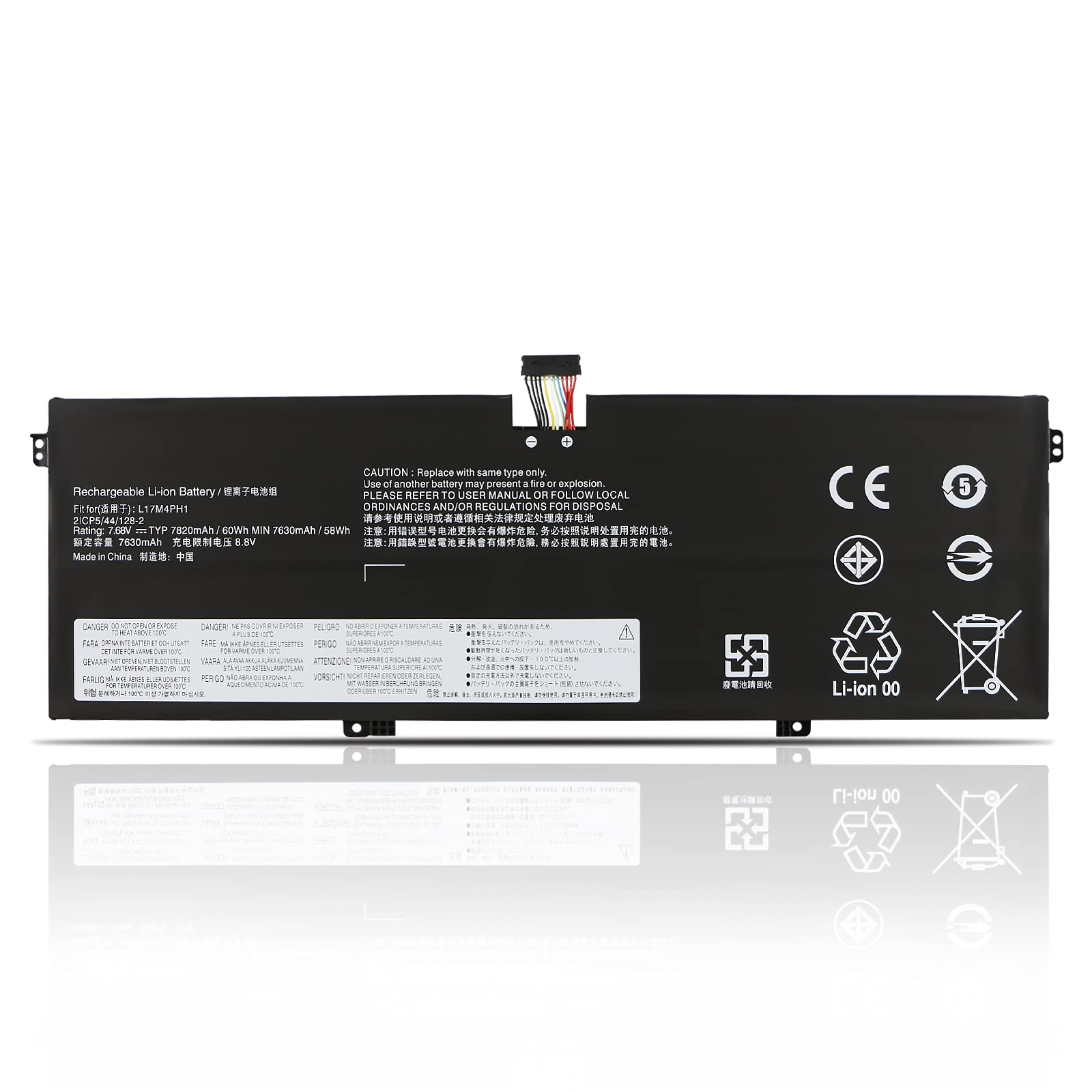 Batteria L17C4PH1 60Wh per Le-novo Yoga C930-13IKB