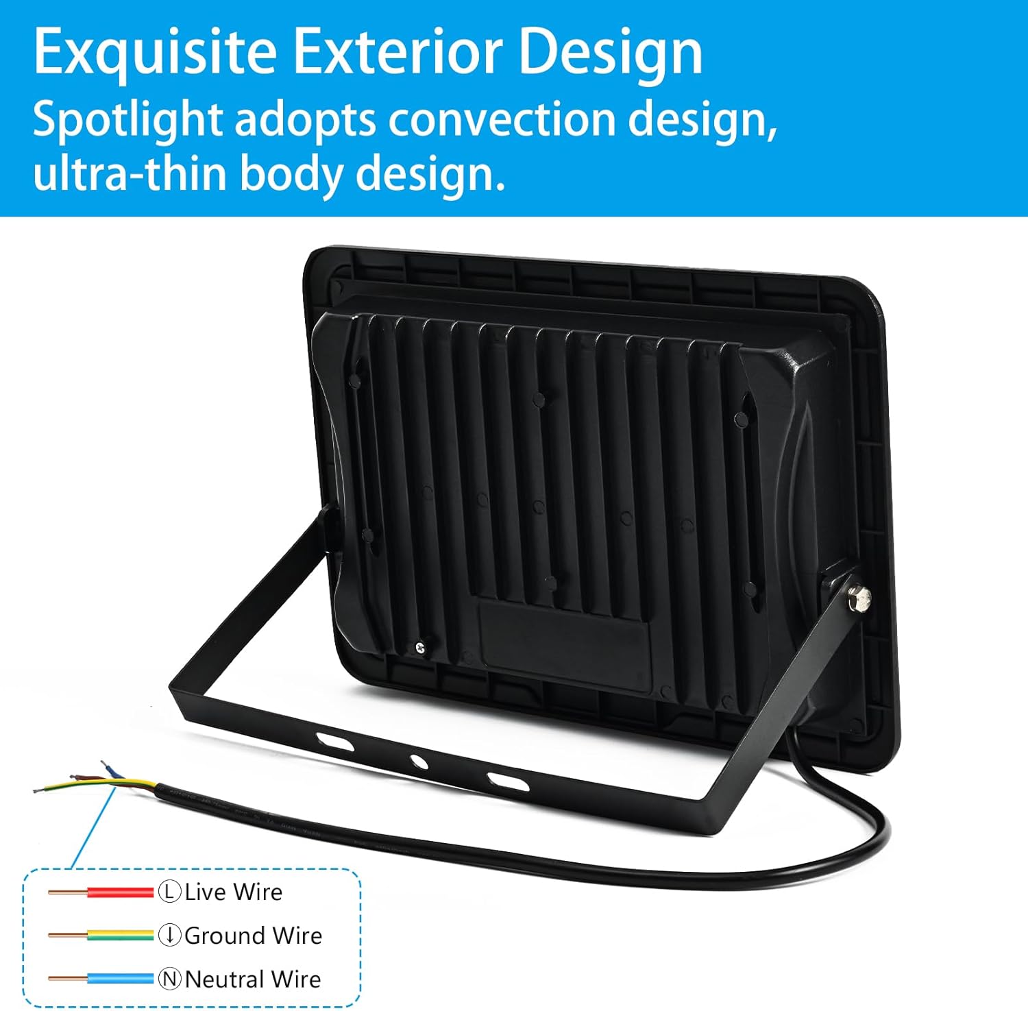 Toobettp Faretto LED da Esterno 200W 20000LM IP66 - immagine 5